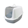 Kattentoilet Nestor Jumbo 66,5x48,5x46,5 cm grijs/wit