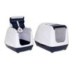 flip cat kattenbak easy entrance blauw