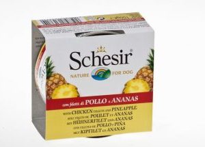 schesir kip/ananas 150gram hond