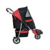 Pet hondenbuggy rood aanbieding
